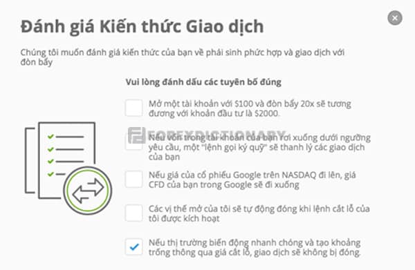 Tiếp tục chọn những thông tin phù hợp với bạn