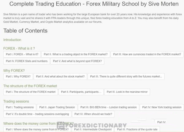 Các cuốn sách trên Forex Peace Army chứa đầy đủ các chương và nội dung