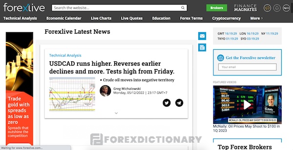 Forexlive.com cung cấp những bài viết với nội dung ngắn nhưng đầy hàm ý xúc tích