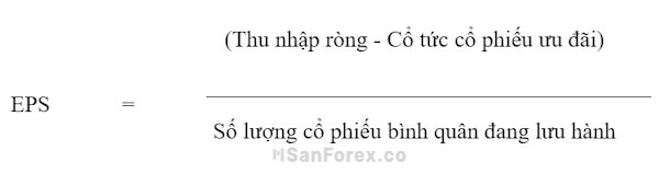 Công thức tính chỉ số EPS chính xác nhất