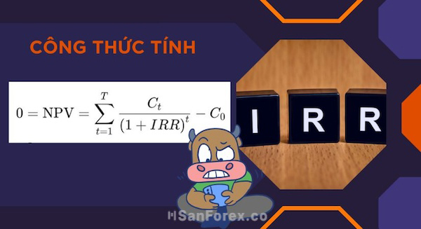 Công thức tính IRR đơn giản