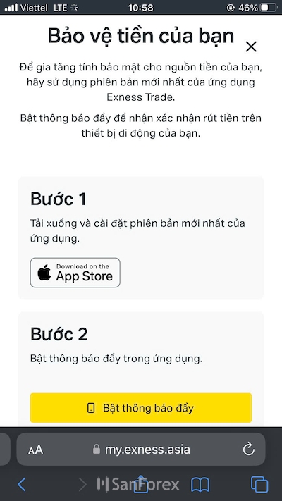 Tải phiên bản mới nhất của ứng dụng để tiếp tục