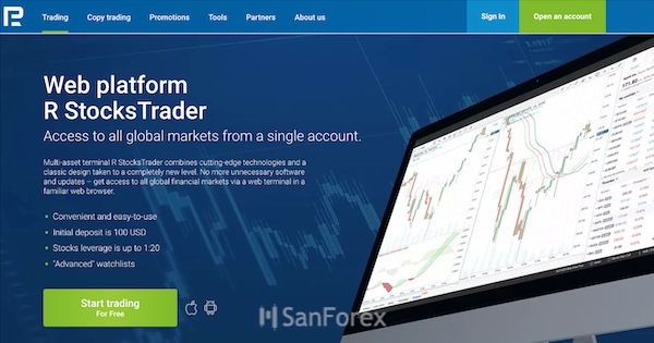 Sàn RoboForex còn cung cấp một nền tảng giao dịch độc quyền có tên RTrader